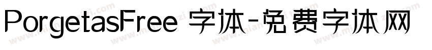 PorgetasFree 字体字体转换